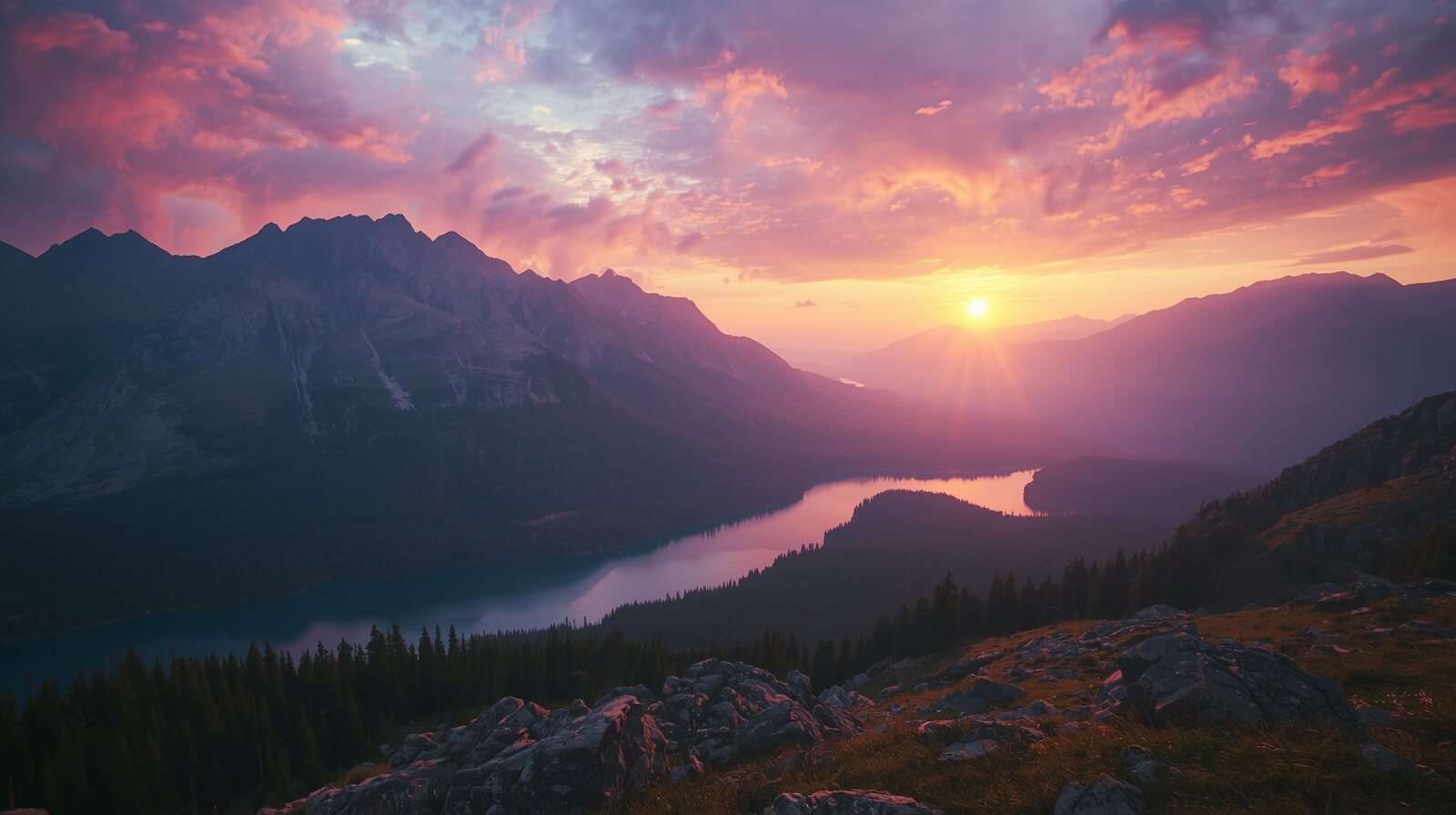 На фото природа и горы Алтая.