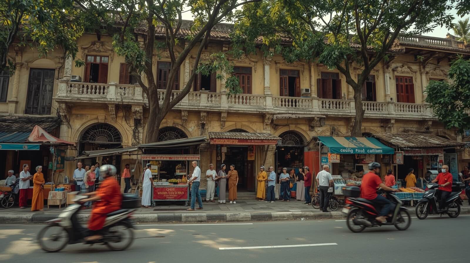 Туры на Фукуок из Красноярска. На фото улочки Фукуока.