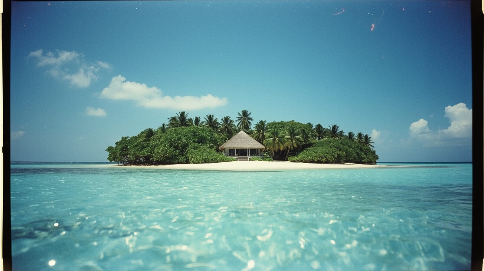 На фото остров Мальдив.
