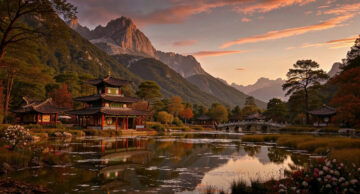 Лечебные туры в Китац. На фото пейзаж Китая.