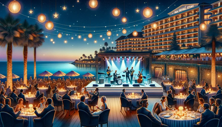 Иллюстрация международного джазового фестиваля в Maxx Royal Kemer