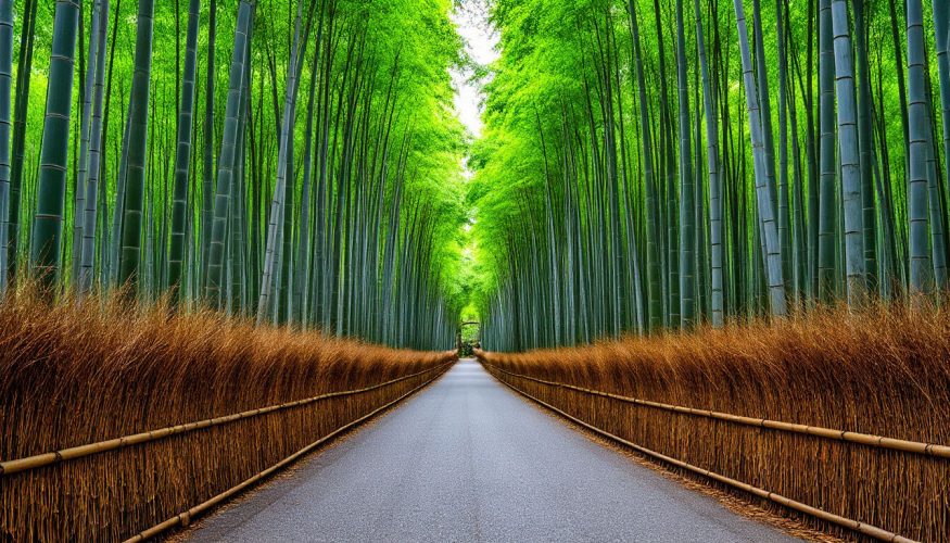 Бамбуковый лес в Японии