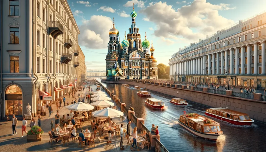 Архитектура Санкт Петербурга, Россия. Отдых в прекрасном городе.