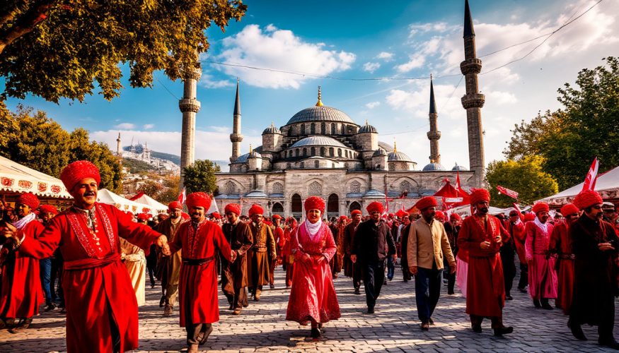 На фото изображен фестиваль в Турции.